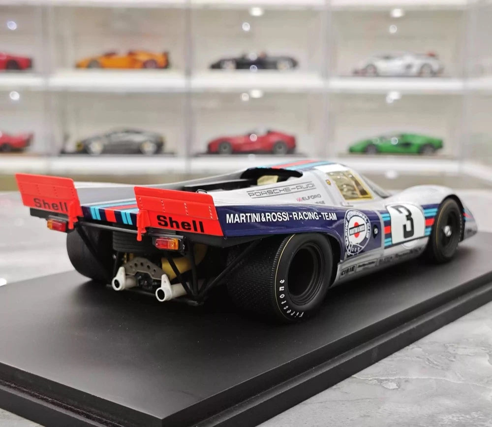 [Spark] 1:18 Porsche 1971 917K #3 Winner 12h Sebring Model Car Resin / Closed Body