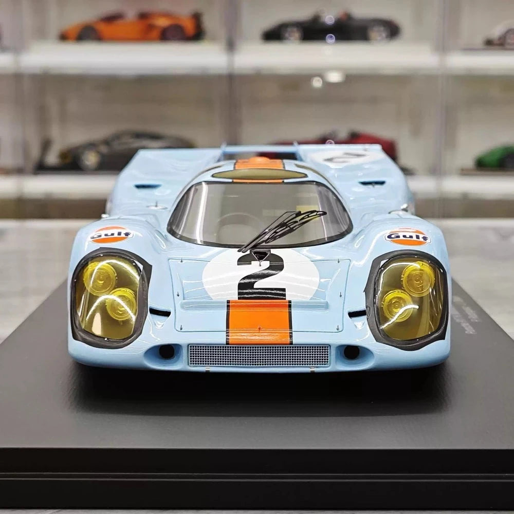 [Spark] 1:18 Porsche 1971 917K Daytona 24H #2 Winner Model Car Resin / Closed Body