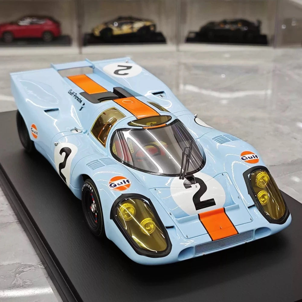 [Spark] 1:18 Porsche 1971 917K Daytona 24H #2 Winner Model Car Resin / Closed Body