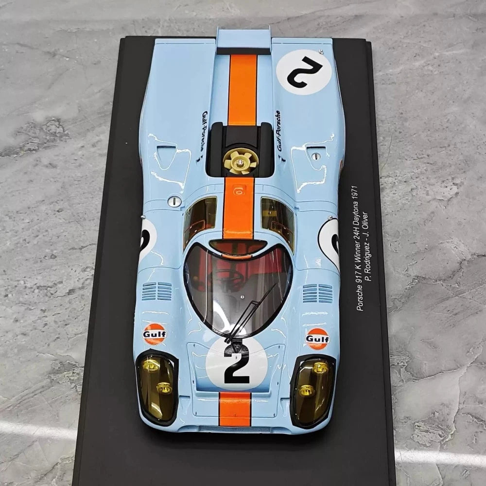 [Spark] 1:18 Porsche 1971 917K Daytona 24H #2 Winner Model Car Resin / Closed Body