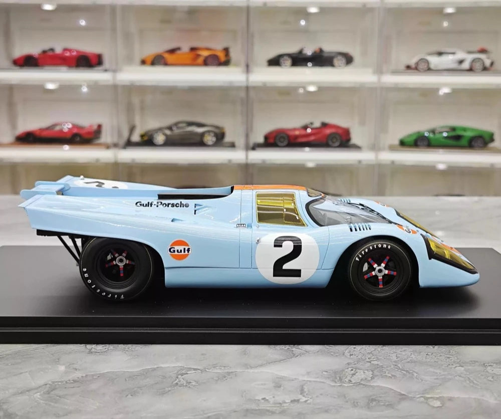 [Spark] 1:18 Porsche 1971 917K Daytona 24H #2 Winner Model Car Resin / Closed Body