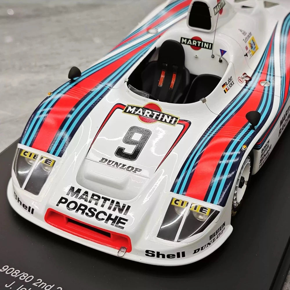 [Spark] 1:18 Porsche 1980 908/80 #9 2nd 24H Le Mans Model Car Resin / Closed Body
