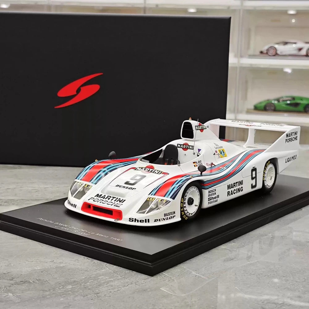 [Spark] 1:18 Porsche 1980 908/80 #9 2nd 24H Le Mans Model Car Resin / Closed Body