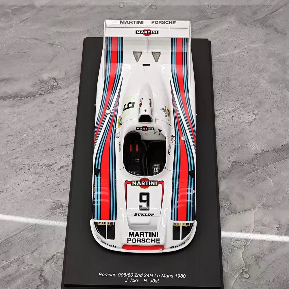 [Spark] 1:18 Porsche 1980 908/80 #9 2nd 24H Le Mans Model Car Resin / Closed Body