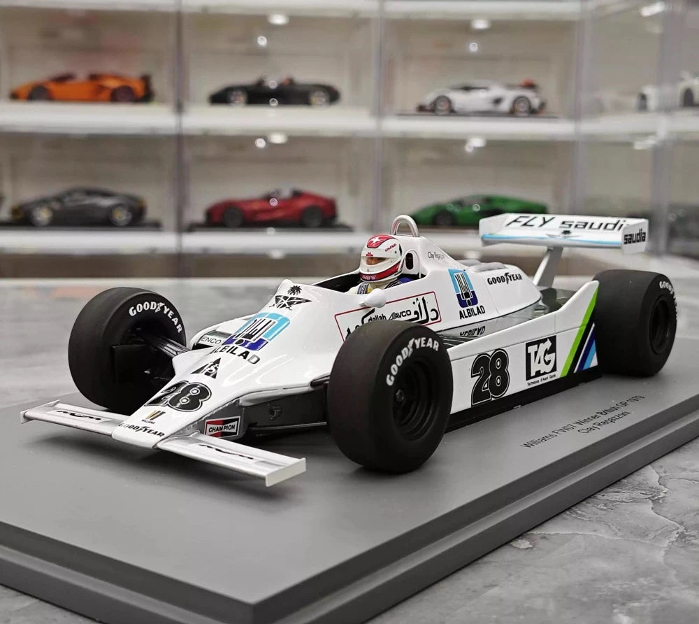 [Spark] 1:18 Williams 1979 FW07 #28 Winner British GP Formula 1 Model Car Resin / Closed Body