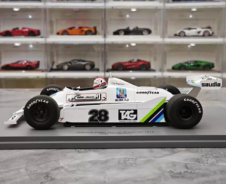 [Spark] 1:18 Williams 1979 FW07 #28 Winner British GP Formula 1 Model Car Resin / Closed Body