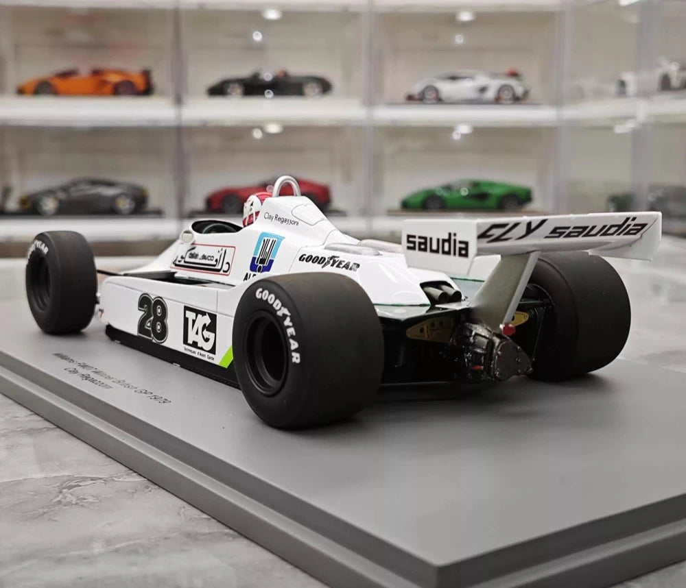 [Spark] 1:18 Williams 1979 FW07 #28 Winner British GP Formula 1 Model Car Resin / Closed Body