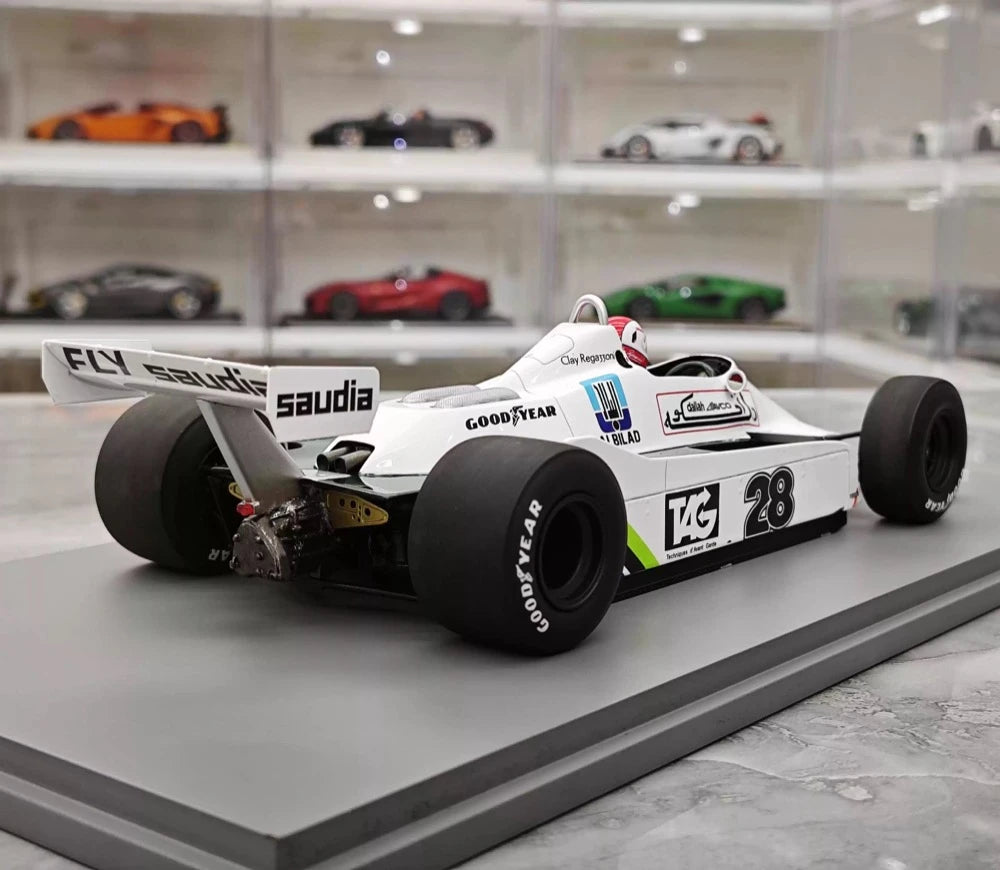 [Spark] 1:18 Williams 1979 FW07 #28 Winner British GP Formula 1 Model Car Resin / Closed Body