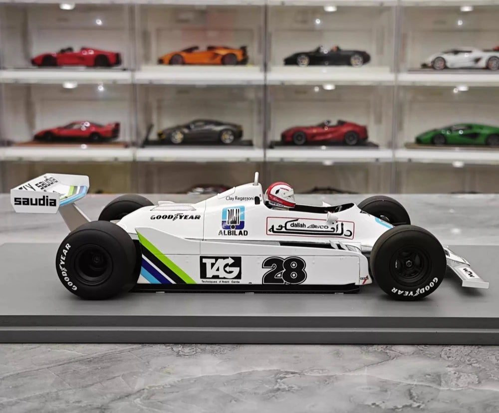 [Spark] 1:18 Williams 1979 FW07 #28 Winner British GP Formula 1 Model Car Resin / Closed Body
