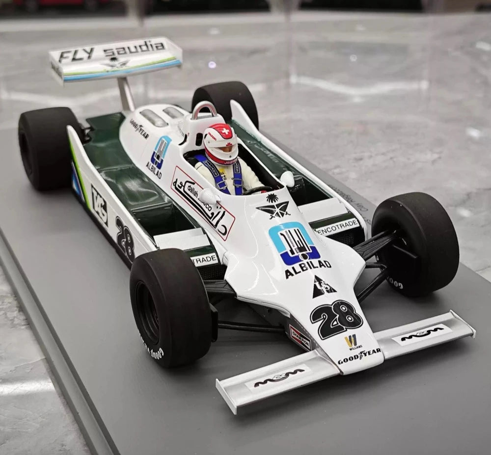 [Spark] 1:18 Williams 1979 FW07 #28 Winner British GP Formula 1 Model Car Resin / Closed Body
