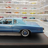 [Stamp Model] 1:18 Cadillac 1978 Eldorado Biarritz Coupe Blue Model Car Resin
