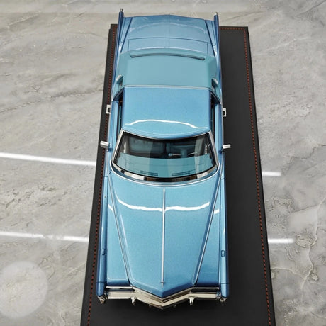 [Stamp Model] 1:18 Cadillac 1978 Eldorado Biarritz Coupe Blue Model Car Resin