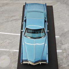 [Stamp Model] 1:18 Cadillac 1978 Eldorado Biarritz Coupe Blue Model Car Resin
