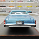 [Stamp Model] 1:18 Cadillac 1978 Eldorado Biarritz Coupe Blue Model Car Resin