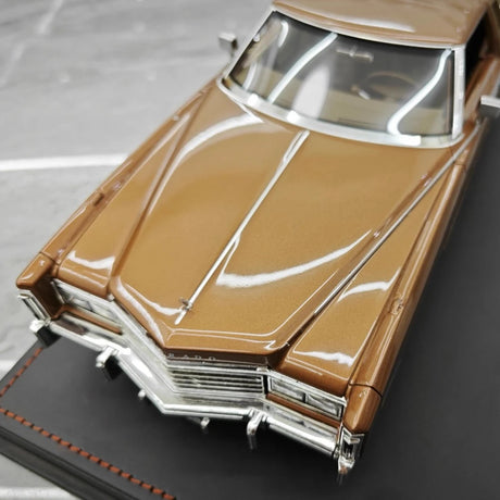 [Stamp Model] 1:18 Cadillac 1978 Eldorado Biarritz Coupe Brown Model Car Resin