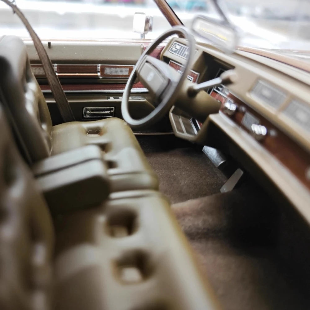 [Stamp Model] 1:18 Cadillac 1978 Eldorado Biarritz Coupe Brown Model Car Resin