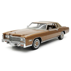 [Stamp Model] 1:18 Cadillac 1978 Eldorado Biarritz Coupe Brown Model Car Resin