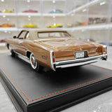 [Stamp Model] 1:18 Cadillac 1978 Eldorado Biarritz Coupe Brown Model Car Resin