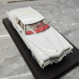 [Stamp Model] 1:18 Cadillac 1978 Eldorado Biarritz Coupe White Model Car Resin
