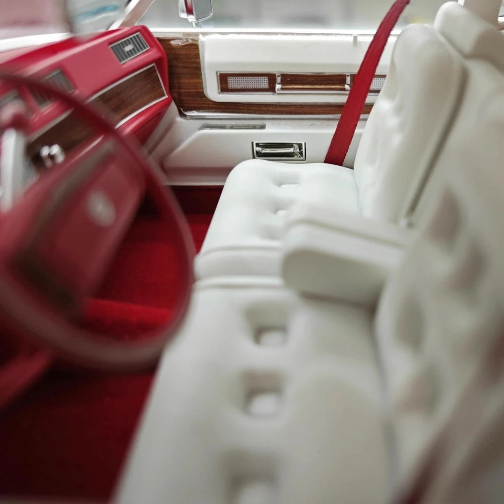[Stamp Model] 1:18 Cadillac 1978 Eldorado Biarritz Coupe White Model Car Resin