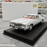 [Stamp Model] 1:18 Cadillac 1978 Eldorado Biarritz Coupe White Model Car Resin