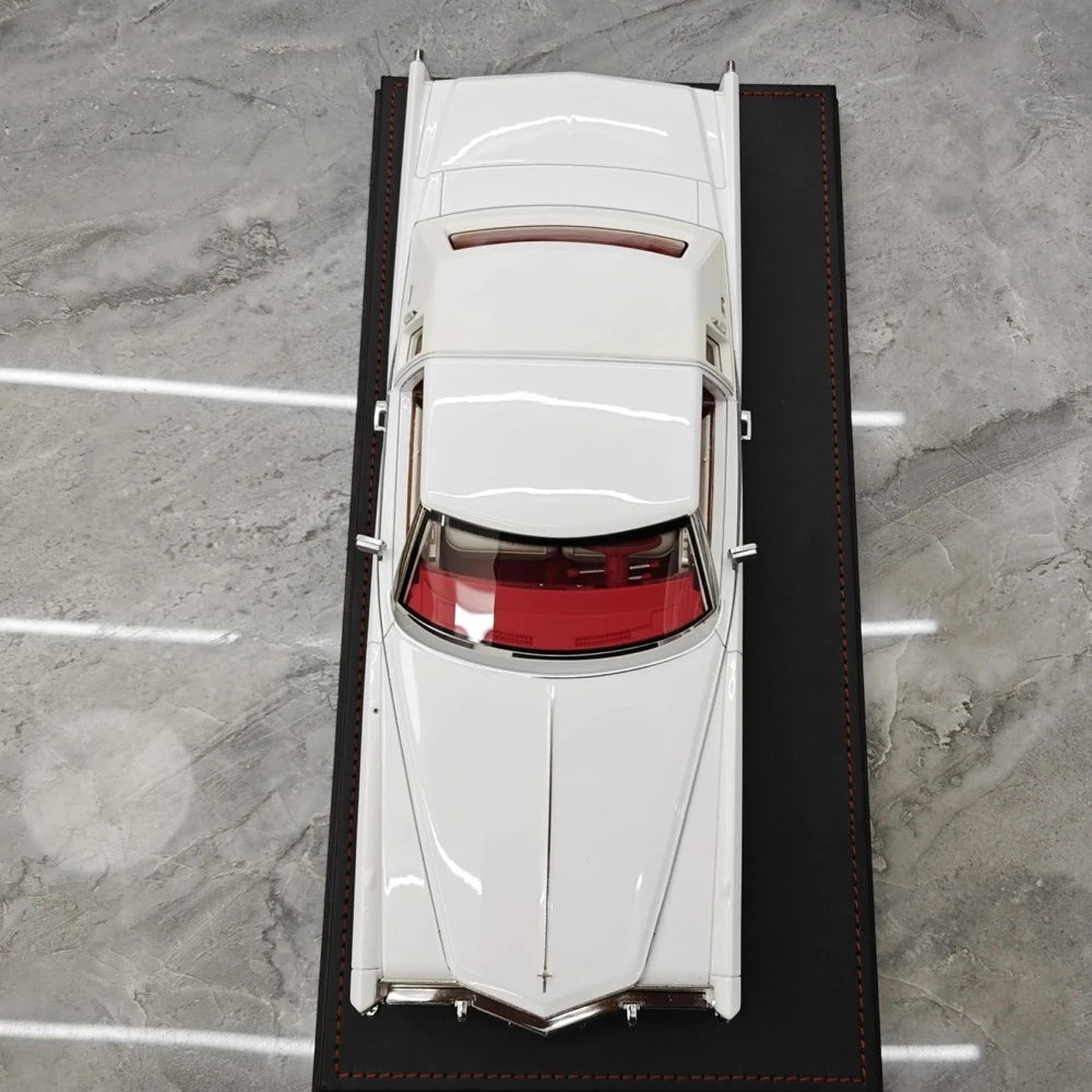 [Stamp Model] 1:18 Cadillac 1978 Eldorado Biarritz Coupe White Model Car Resin
