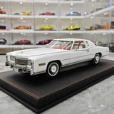 [Stamp Model] 1:18 Cadillac 1978 Eldorado Biarritz Coupe White Model Car Resin
