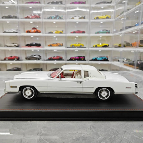 [Stamp Model] 1:18 Cadillac 1978 Eldorado Biarritz Coupe White Model Car Resin