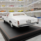 [Stamp Model] 1:18 Cadillac 1978 Eldorado Biarritz Coupe White Model Car Resin