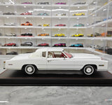 [Stamp Model] 1:18 Cadillac 1978 Eldorado Biarritz Coupe White Model Car Resin