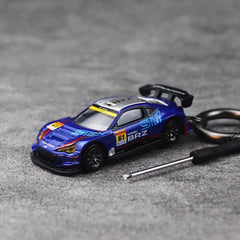 Subaru BRZ R&D Sport Keychains 1:64 سيارة مصغرة Keychain