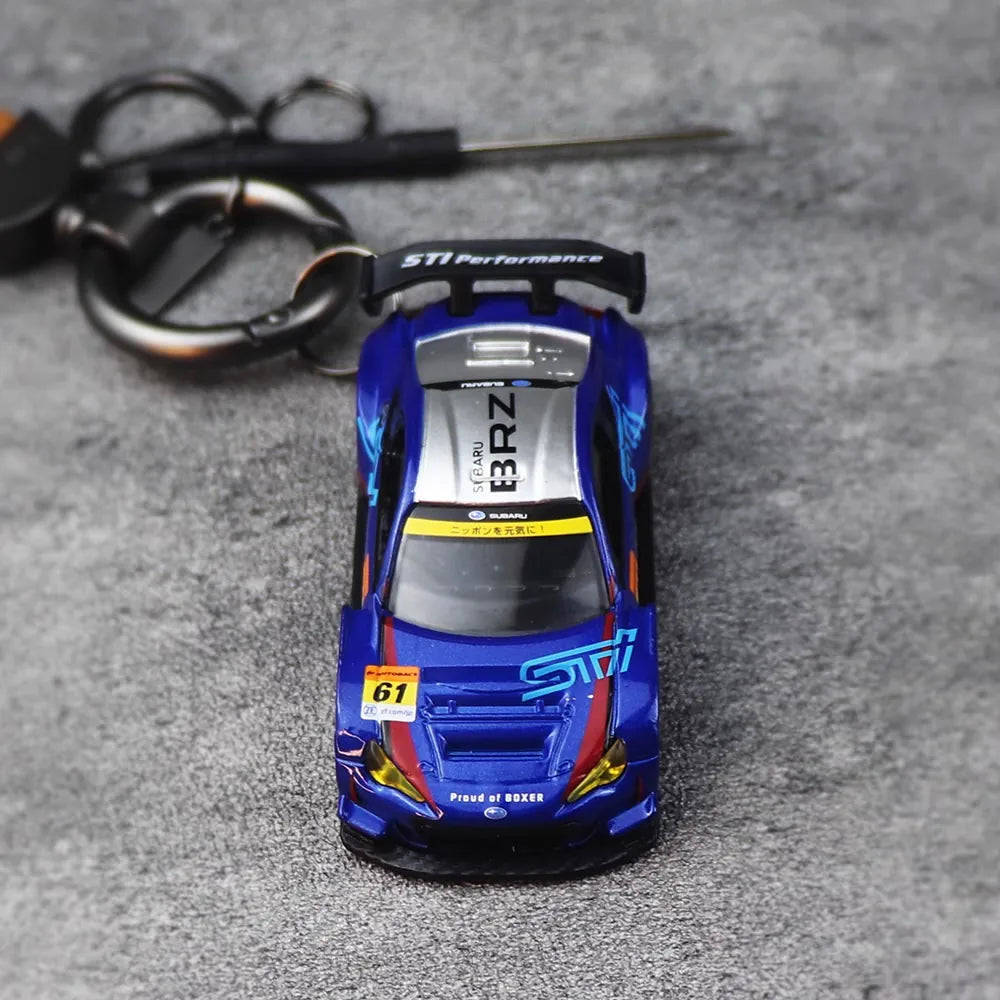 Subaru BRZ R&D Sport Keychains 1:64 Modellauto Keychain