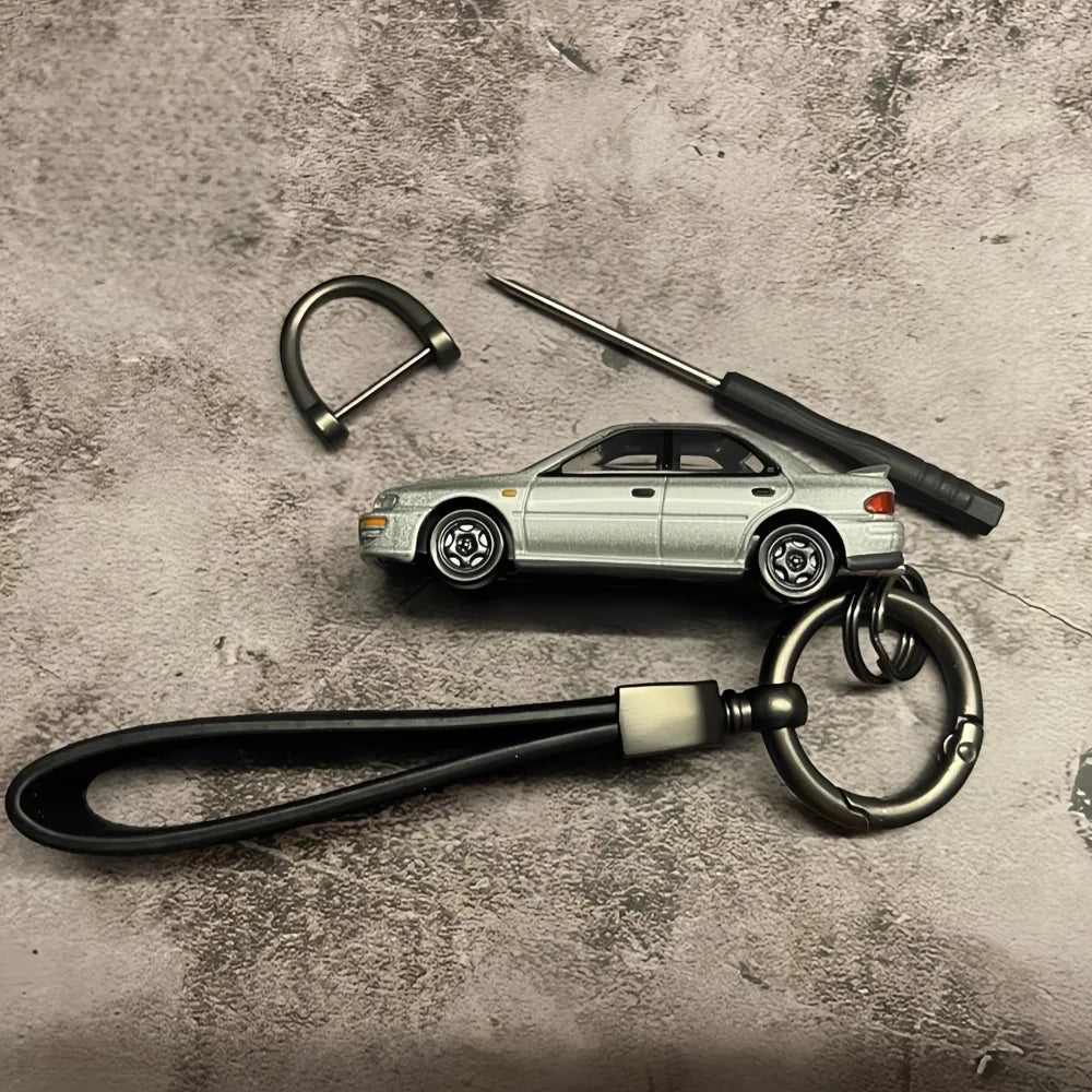 Subaru Impreza WRX Keychains 1:64 سيارة مصغرة Keychain