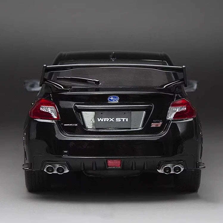 [SunStar] 1-18 Subaru 2018 WRX STI nero modellino di auto Die-Cast