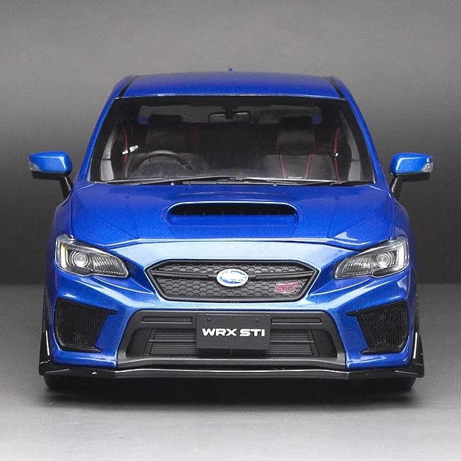 [SunStar] 1-18 Subaru 2018 WRX STI blu modellino di auto Die-Cast