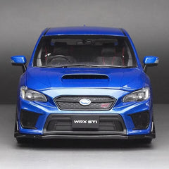 [SunStar] 1-18 Subaru 2018 WRX STI blu modellino di auto Die-Cast