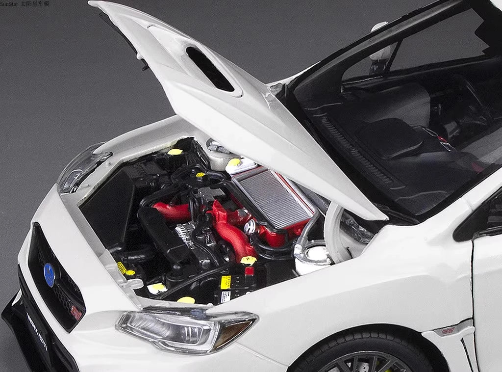 [SunStar] 1-18 Subaru 2018 WRX STI wit modelauto Die-Cast