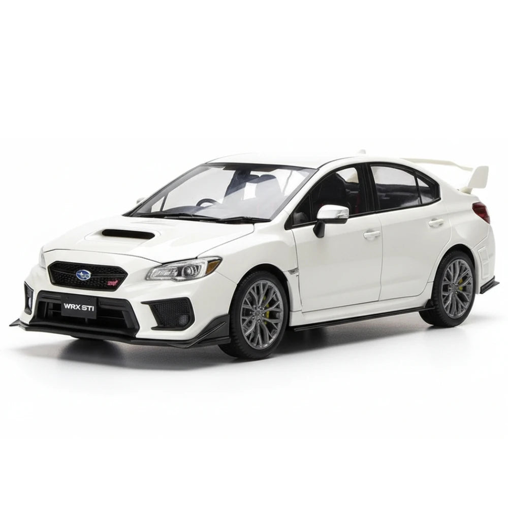 [SunStar] 1-18 Subaru 2018 WRX STI bianco modellino di auto Die-Cast