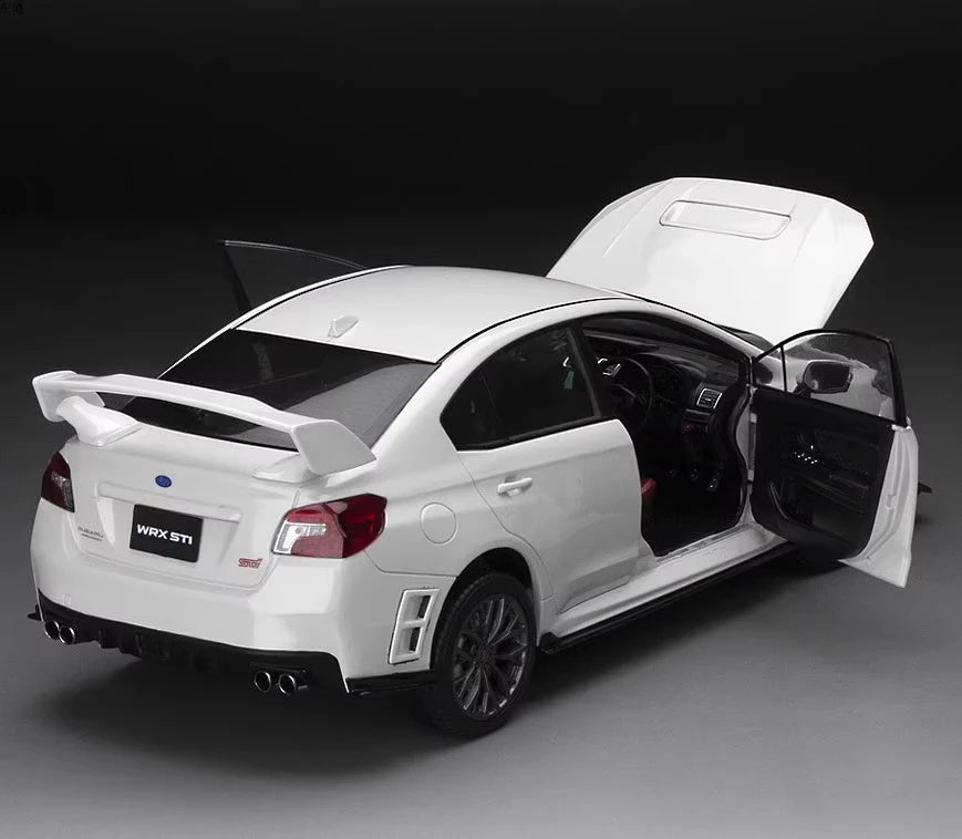 [SunStar] 1-18 Subaru 2018 WRX STI wit modelauto Die-Cast