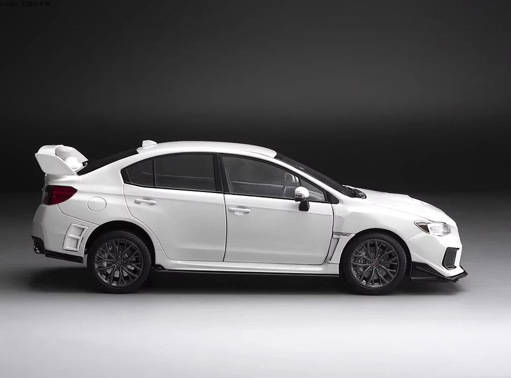[SunStar] 1-18 Subaru 2018 WRX STI bianco modellino di auto Die-Cast