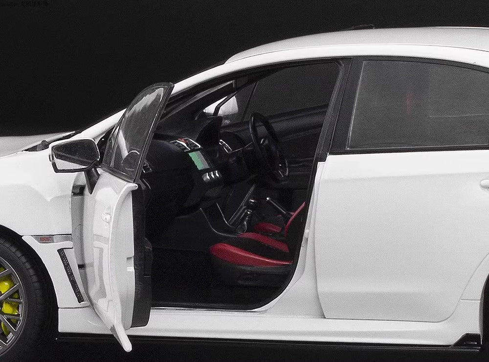 [SunStar] 1-18 Subaru 2018 WRX STI bianco modellino di auto Die-Cast