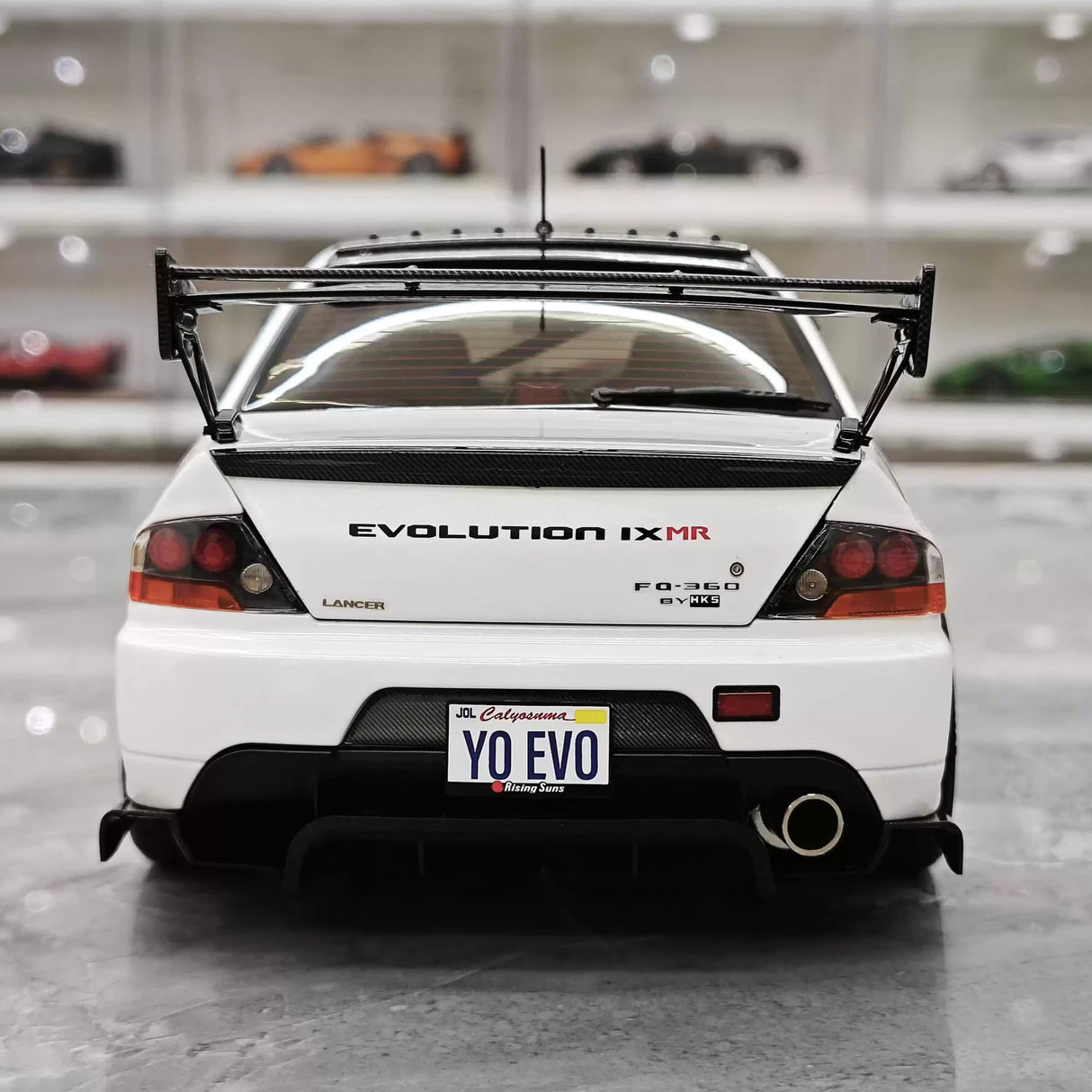 [Super A] 1:18 Mitsubishi 2006 Lancer Evolution IX MR wit modelauto Die-Cast