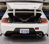 [Super A] 1:18 Mitsubishi 2006 Lancer Evolution IX MR wit modelauto Die-Cast