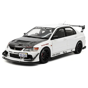 [Super A] 1:18 Mitsubishi 2006 Lancer Evolution IX MR wit modelauto Die-Cast