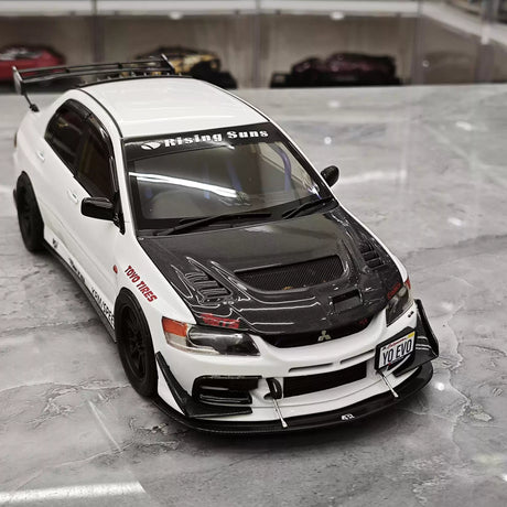 [Super A] 1:18 Mitsubishi 2006 Lancer Evolution IX MR wit modelauto Die-Cast