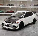 [Super A] 1:18 Mitsubishi 2006 Lancer Evolution IX MR wit modelauto Die-Cast