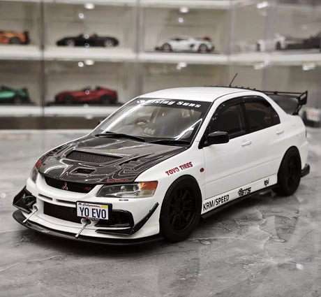[Super A] 1:18 Mitsubishi 2006 Lancer Evolution IX MR wit modelauto Die-Cast