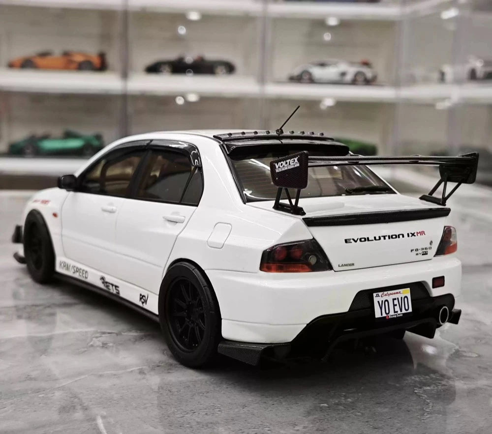[Super A] 1:18 Mitsubishi 2006 Lancer Evolution IX MR wit modelauto Die-Cast
