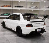 [Super A] 1:18 Mitsubishi 2006 Lancer Evolution IX MR wit modelauto Die-Cast