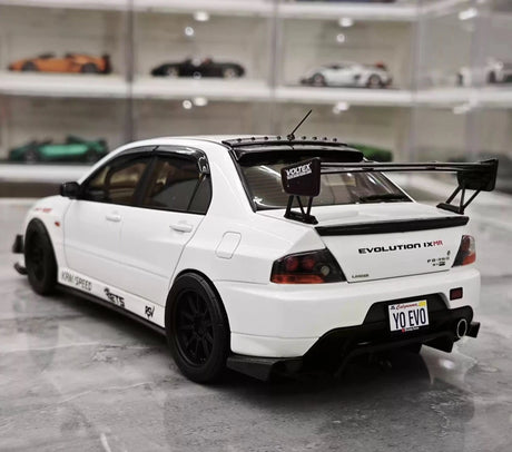 [Super A] 1:18 Mitsubishi 2006 Lancer Evolution IX MR wit modelauto Die-Cast